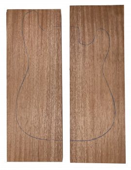 Body Cedro / "Spanish Cedar" A Standard Grade, 49mm, 2-pcs. non-glued